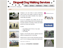 Tablet Screenshot of dingwall-dog-walking-services.co.uk